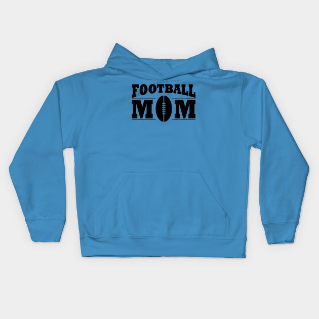 Football Mom Kids Hoodie by nektarinchen